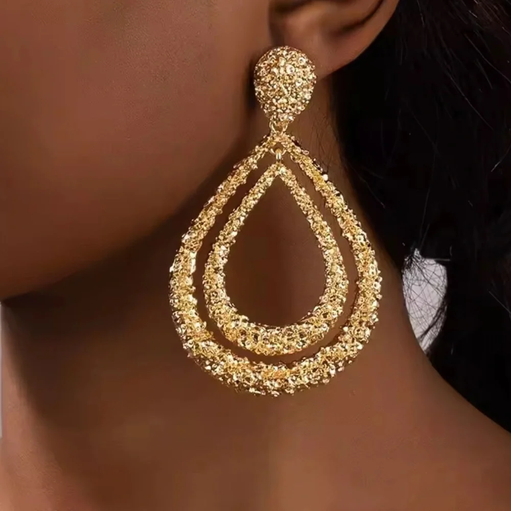 Zara Gold Teardrop Earrings